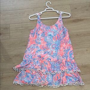Lilly Pulitzer Pink and Blue Floral Dress